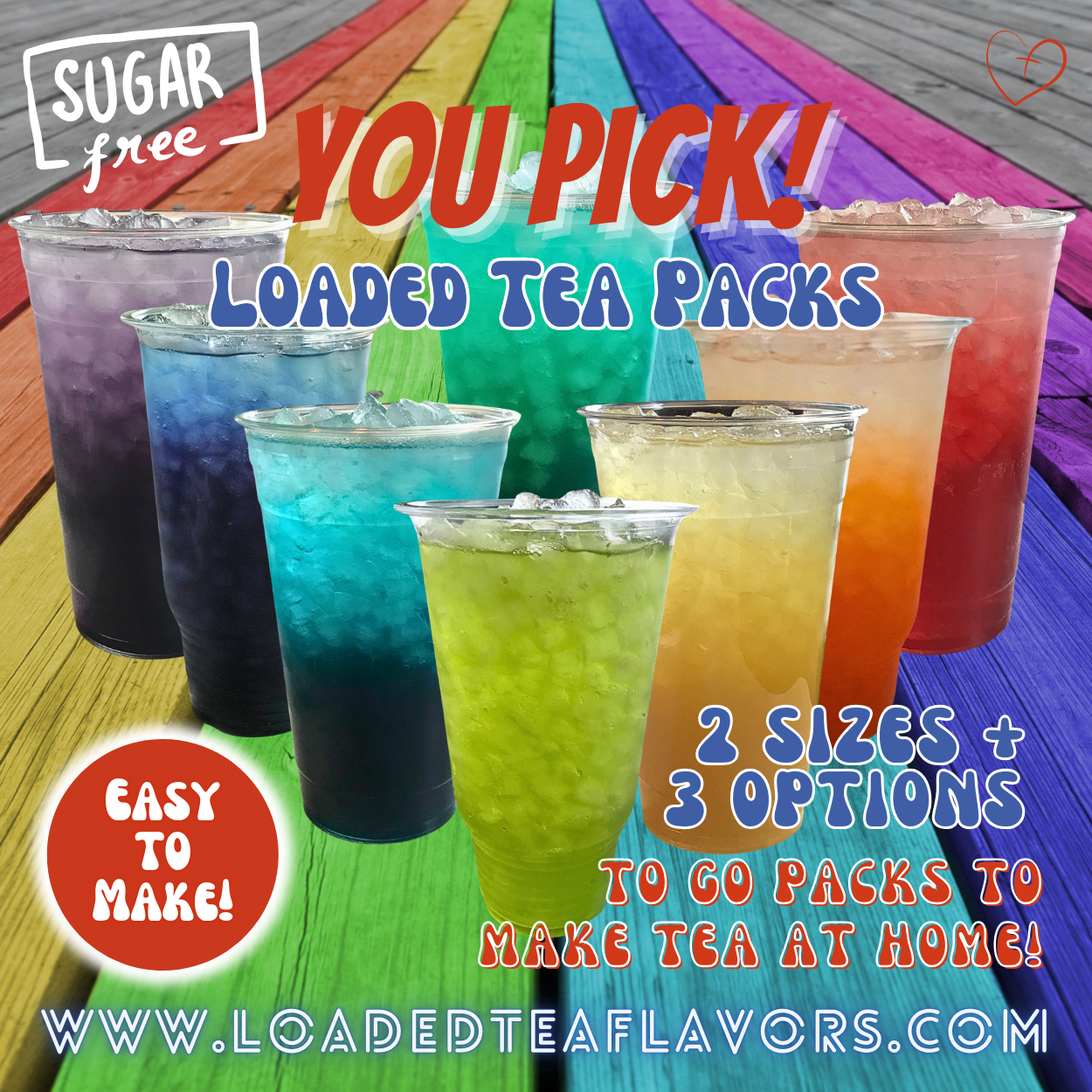 Shake Tea Packet Loaded Tea Powder Packets 🥤 – Loaded Tea Flavors