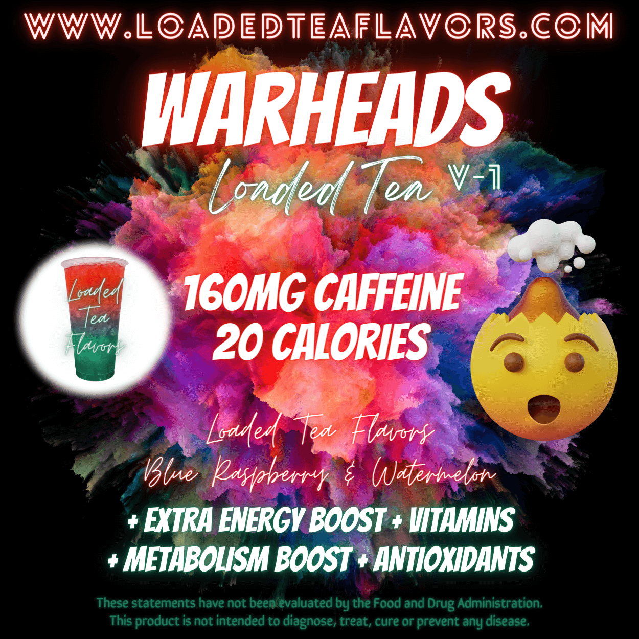 Warheads Flavored 🤯 Loaded Tea Recipe