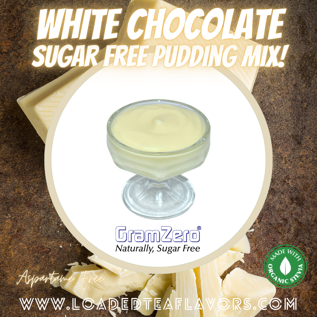 White Chocolate Sugar Free Pudding Mix Without Aspartame to Flavor Protein Shakes and Making Protein Shakes Taste Better