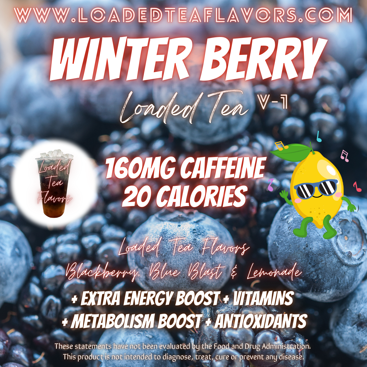 Winter Berry οΈ οΈπ« DIY Loaded Tea Recipe β Loaded Tea Flavors