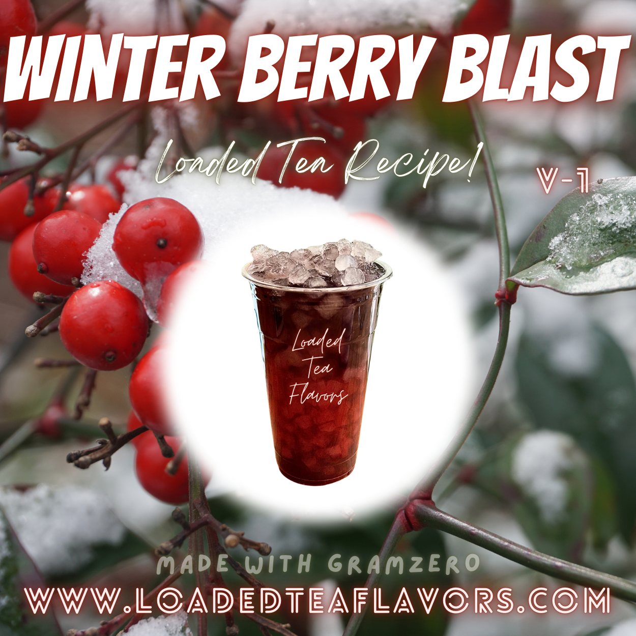 Winter Berry Blast π₯ DIY Loaded Tea Recipe β Loaded Tea Flavors