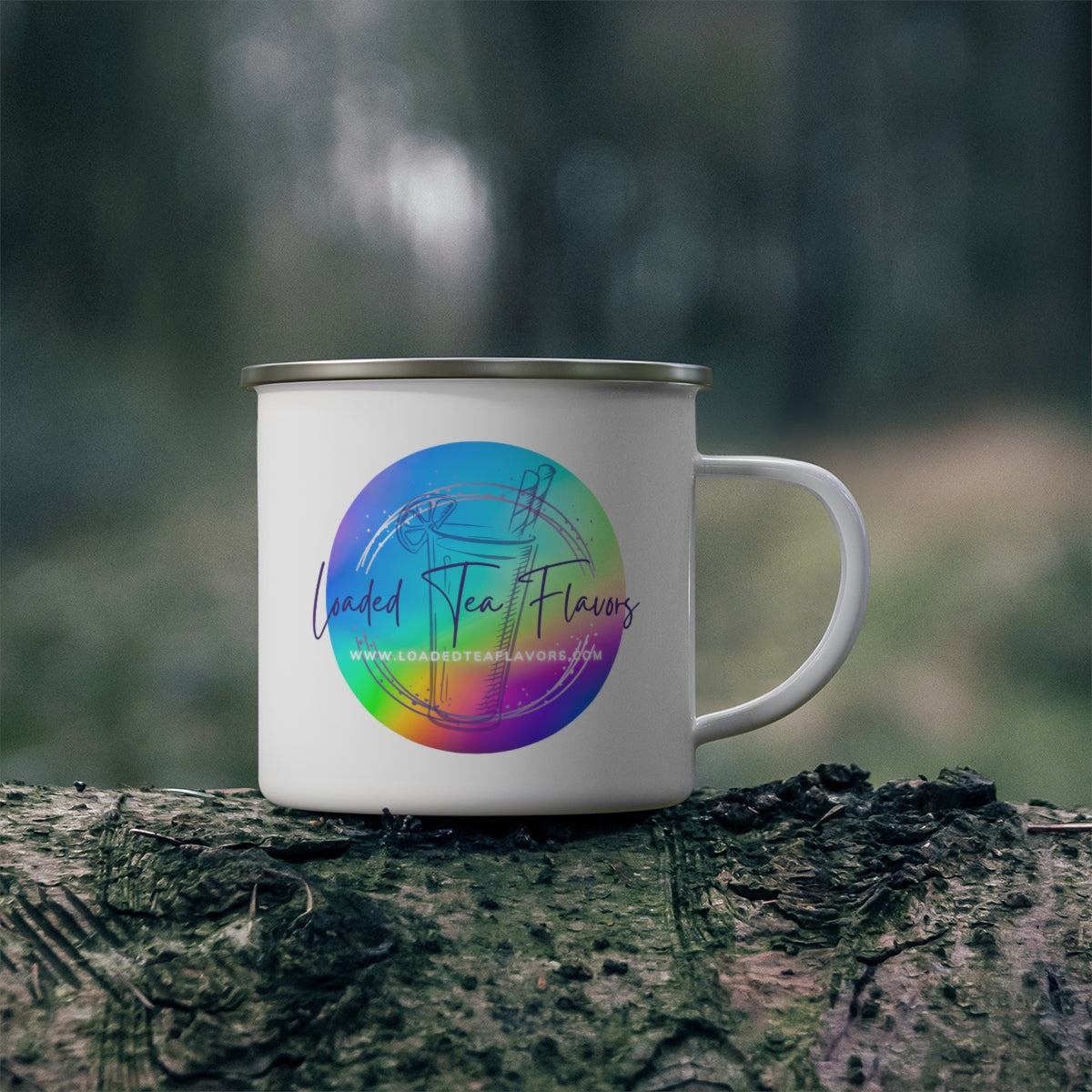 Loaded Tea Flavors Signature Camping Mug 12 Oz