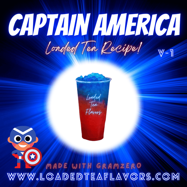 Captain America® Flavored 🚀 Loaded Tea Recipe
