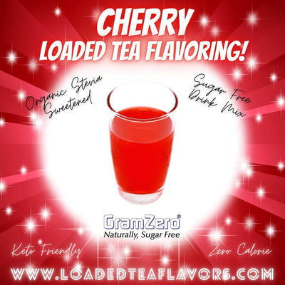 CHERRY Sugar Free Drink Mix 🍒 Loaded Tea Flavoring