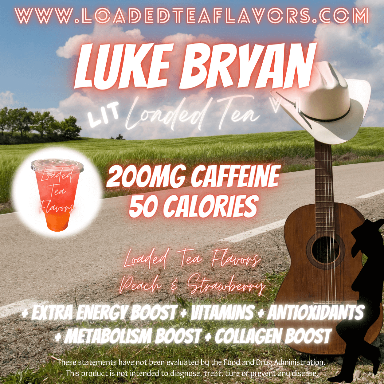 Luke Bryan Flavored 🎸🎟️ Loaded Tea Recipe