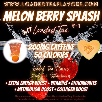 Melon Berry Splash Flavored 🍈🍓 Loaded Tea Recipe