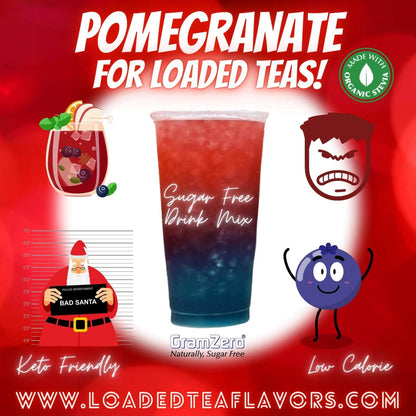 POMEGRANATE Sugar Free Drink Mix ❣️ Loaded Tea Flavoring