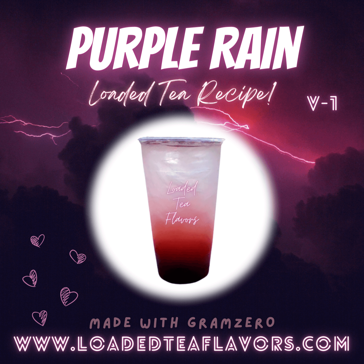 Purple Rain Flavored ☔ Loaded Tea Recipe