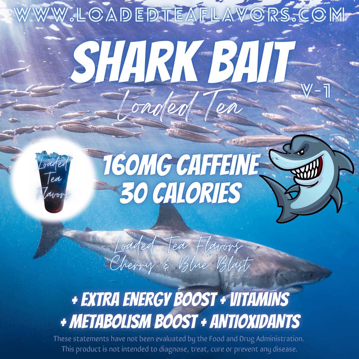 Shark Bait Flavored 🐠🦈 Loaded Tea Recipe
