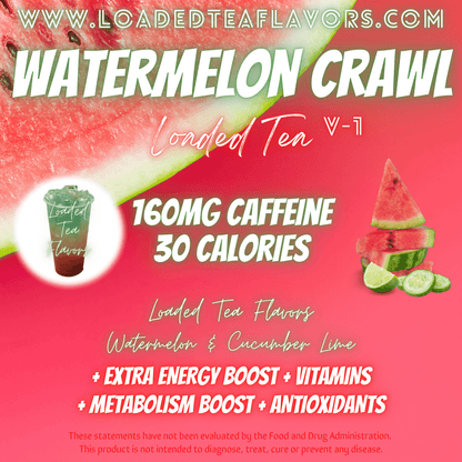 Watermelon Crawl Flavored 🍉 Loaded Tea Recipe