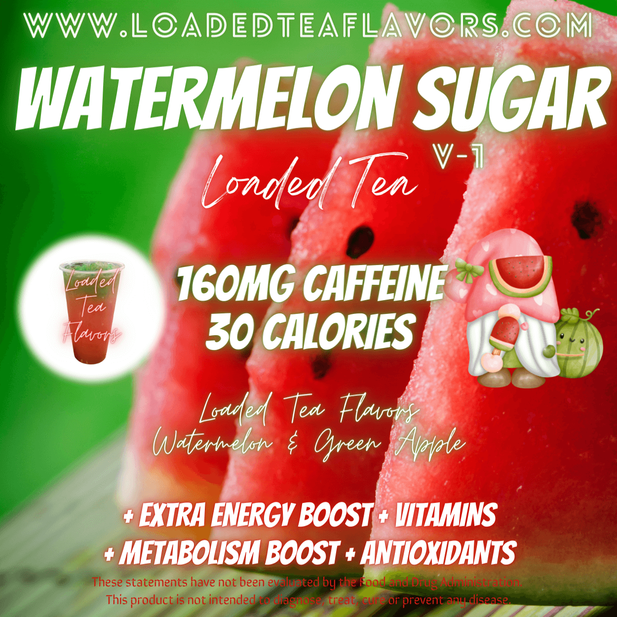 Watermelon Sugar Flavored 🍉 Loaded Tea Recipe