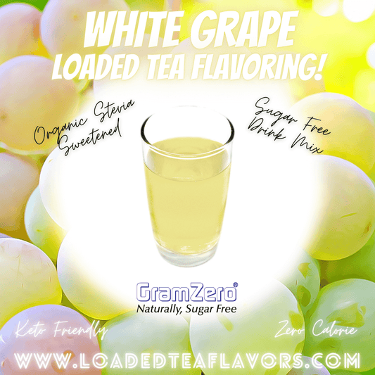 WHITE GRAPE Sugar Free Drink Mix 🤍🍇 Loaded Tea Flavoring